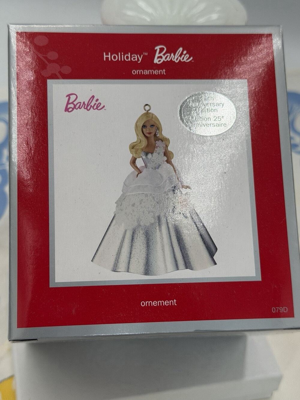 2013 American Greetings Ornament Holiday Barbie 25th Anniversary Edition